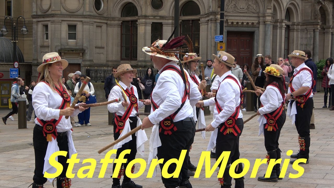 Stafford Morris dance "Jenny Lind" at Jockey Morris Day of Dance 2025