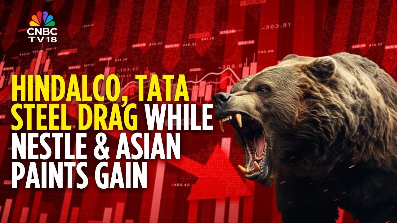 Indices Open Lower Amid Weak Global Cues; Sensex Down 489 Points At 82,077, Nifty At 25,251