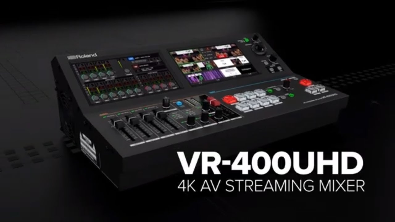 Roland VR-400UHD 4K Streaming AV Mixer Feature Overview