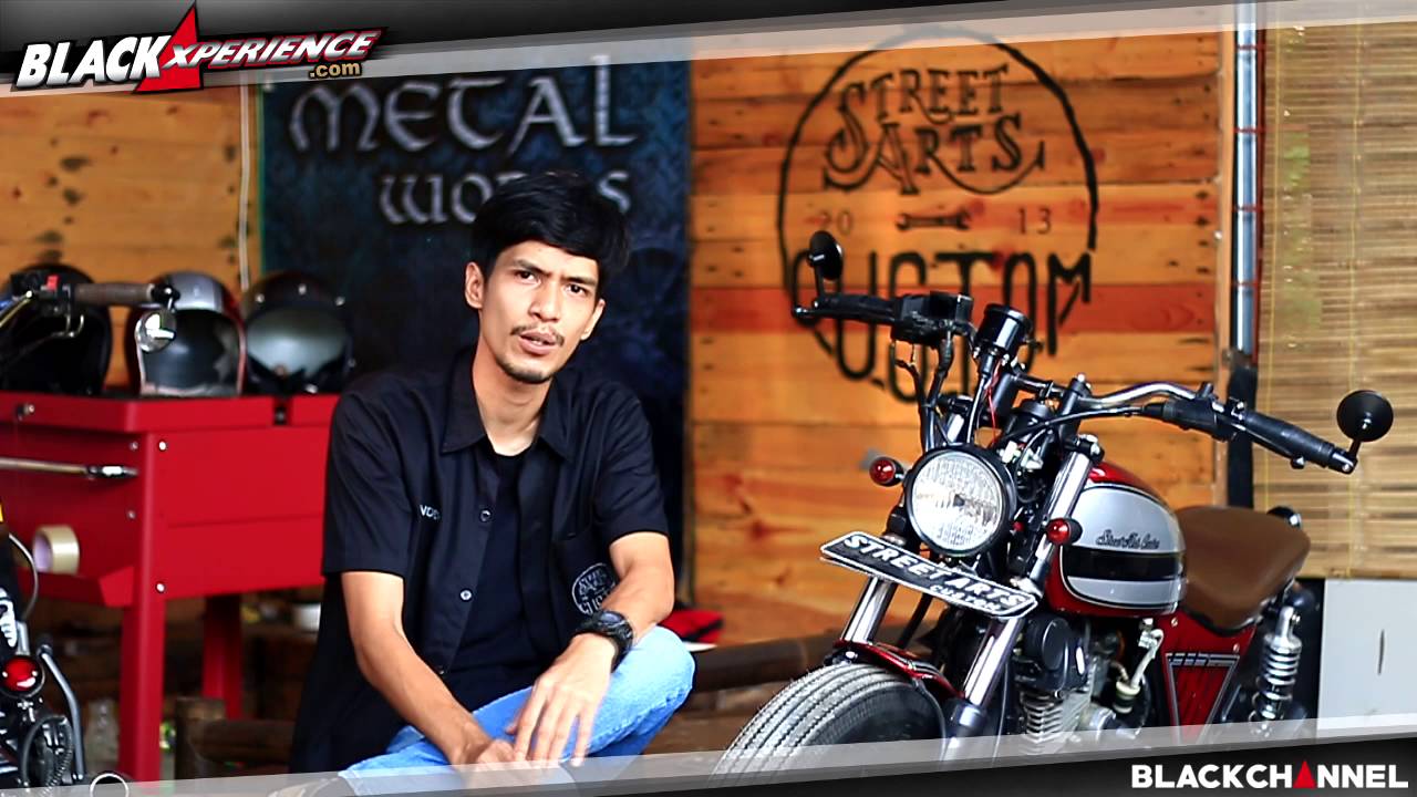 Street Art Custom Vermak Yamaha Scorpio jadi Japs Stlye