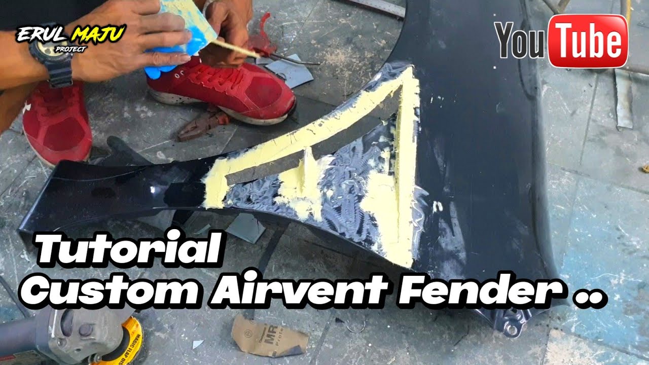 Custom Air Vent Fender , Toyota Vios Gen1