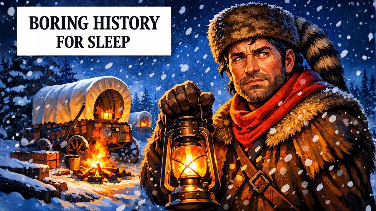 A Night on the Trail: Sleeping in a Covered Wagon as Snow Fell Outside | History for Sleep
