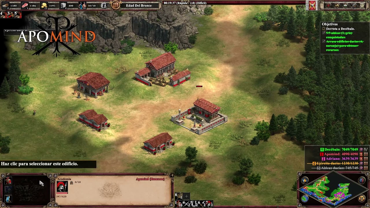 2. Reputación romana [DIFICIL] Trajano - Age of Empires II: Definitive Edition - Return of Rome