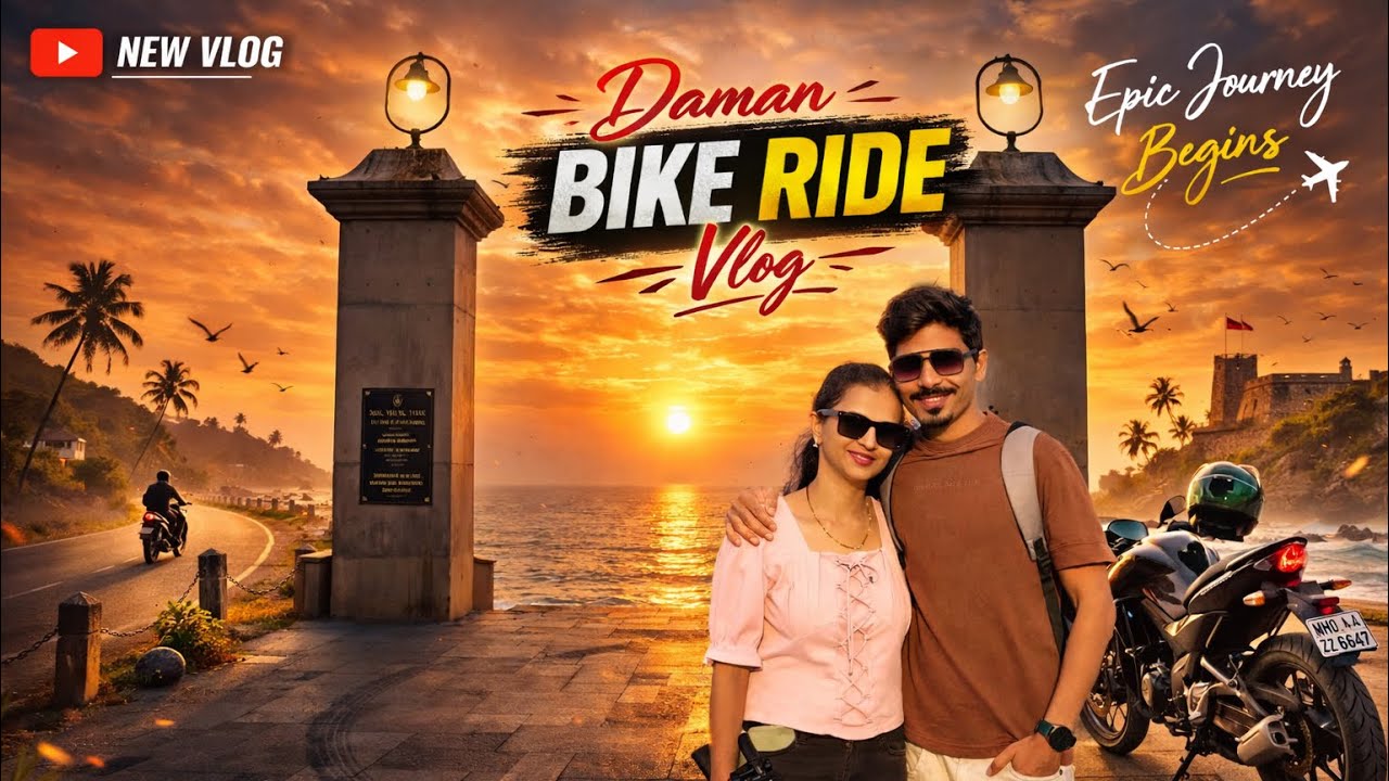 | Daman Bike Vlog | Real Road Conditions & Travel Experience | #bikeride 