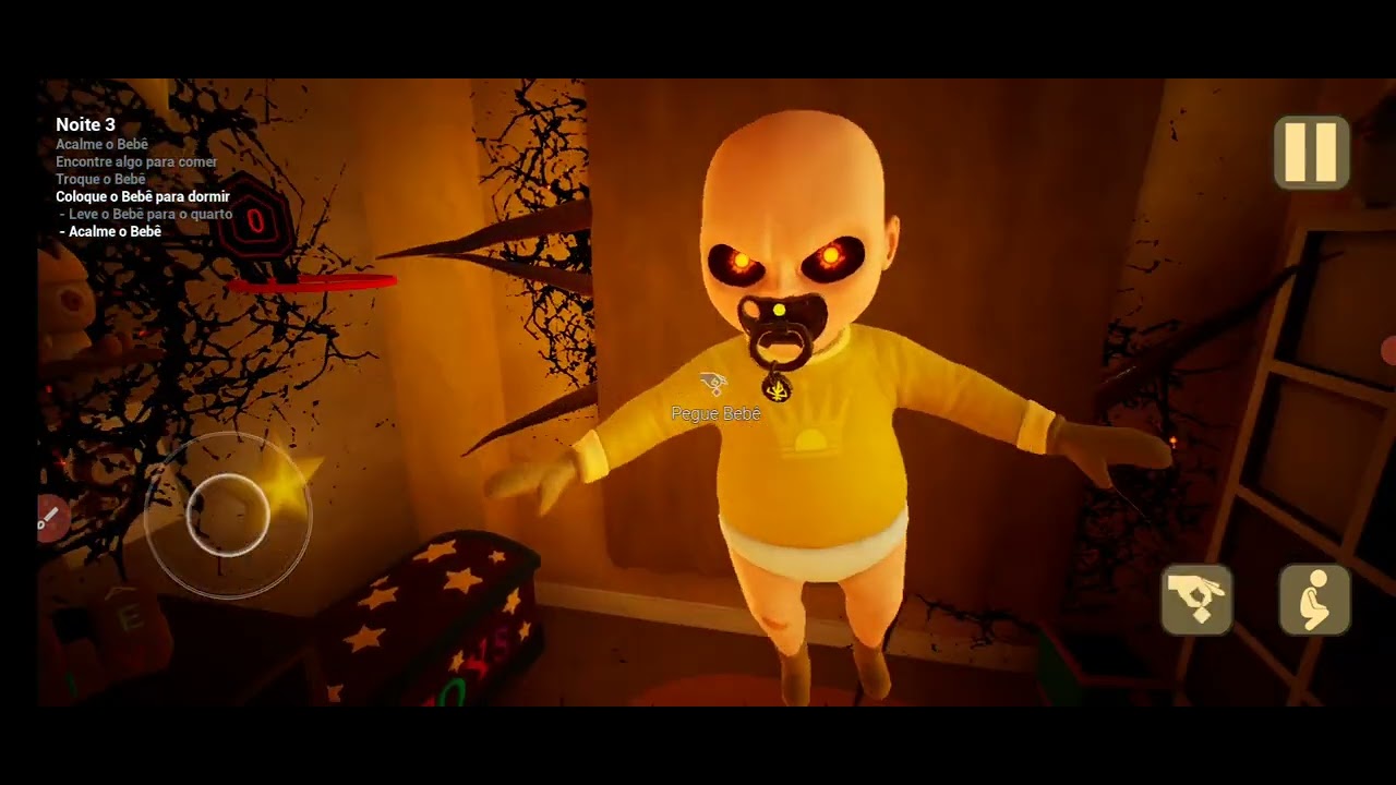 Jogando bebê de amarelo pela segunda 