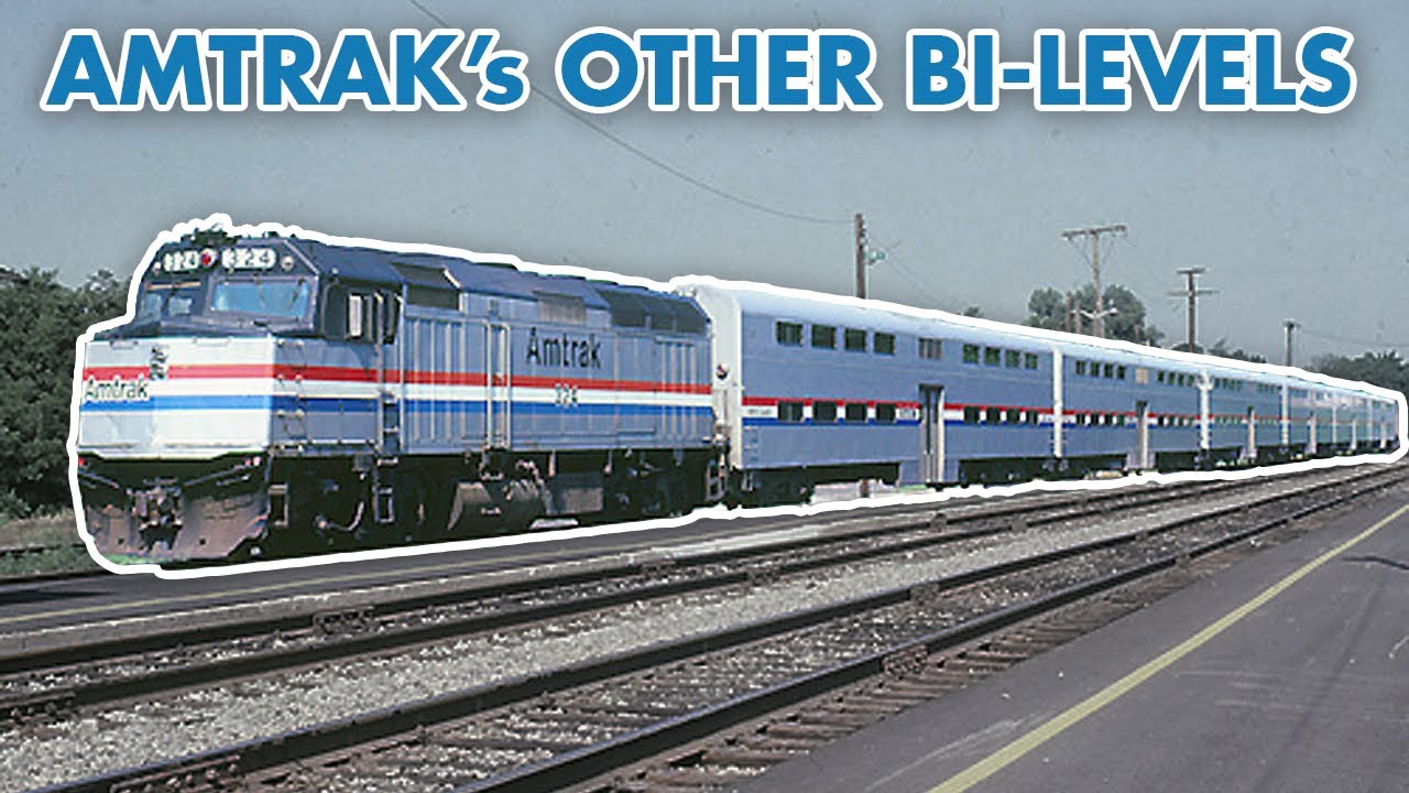 Необычные двухуровневые вагоны Amtrak: Галерея вагонов