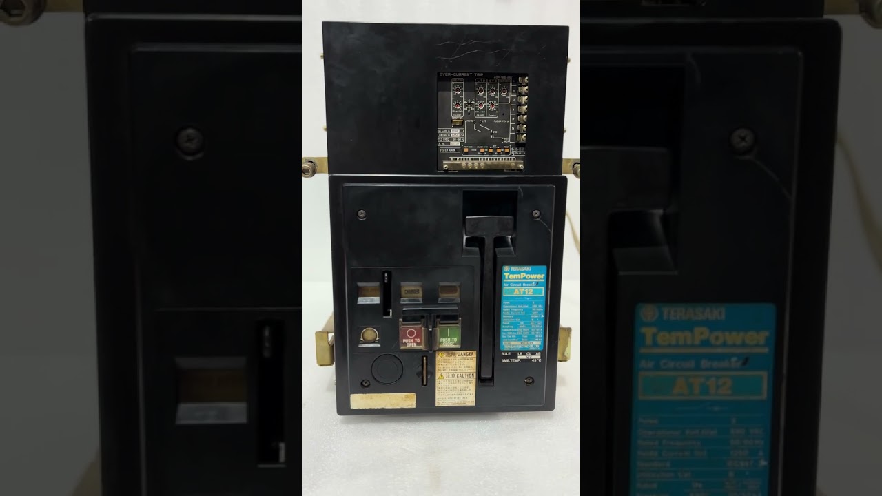 Terasaki Tempower AT12 Used Air Circuit Breaker Testing Video