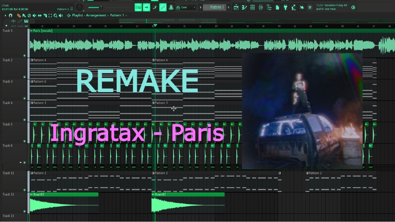 Ingratax - Paris | FL Studio Remake 👉🏼