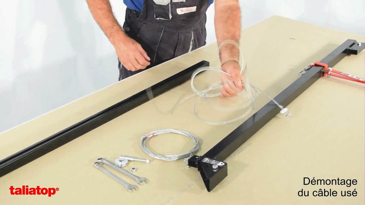 taliatop montage et demontage cable