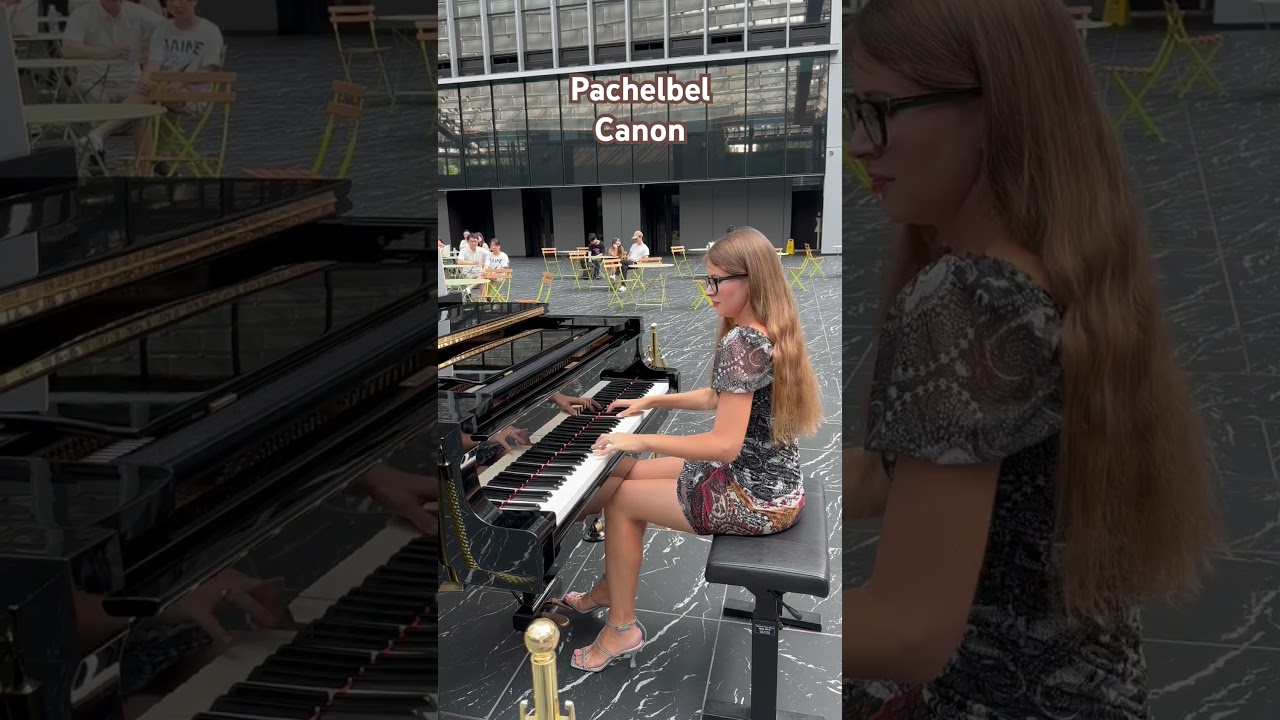 Pachelbel: Canon in D #pachelbel #canon #piano #streetpiano #sofiia