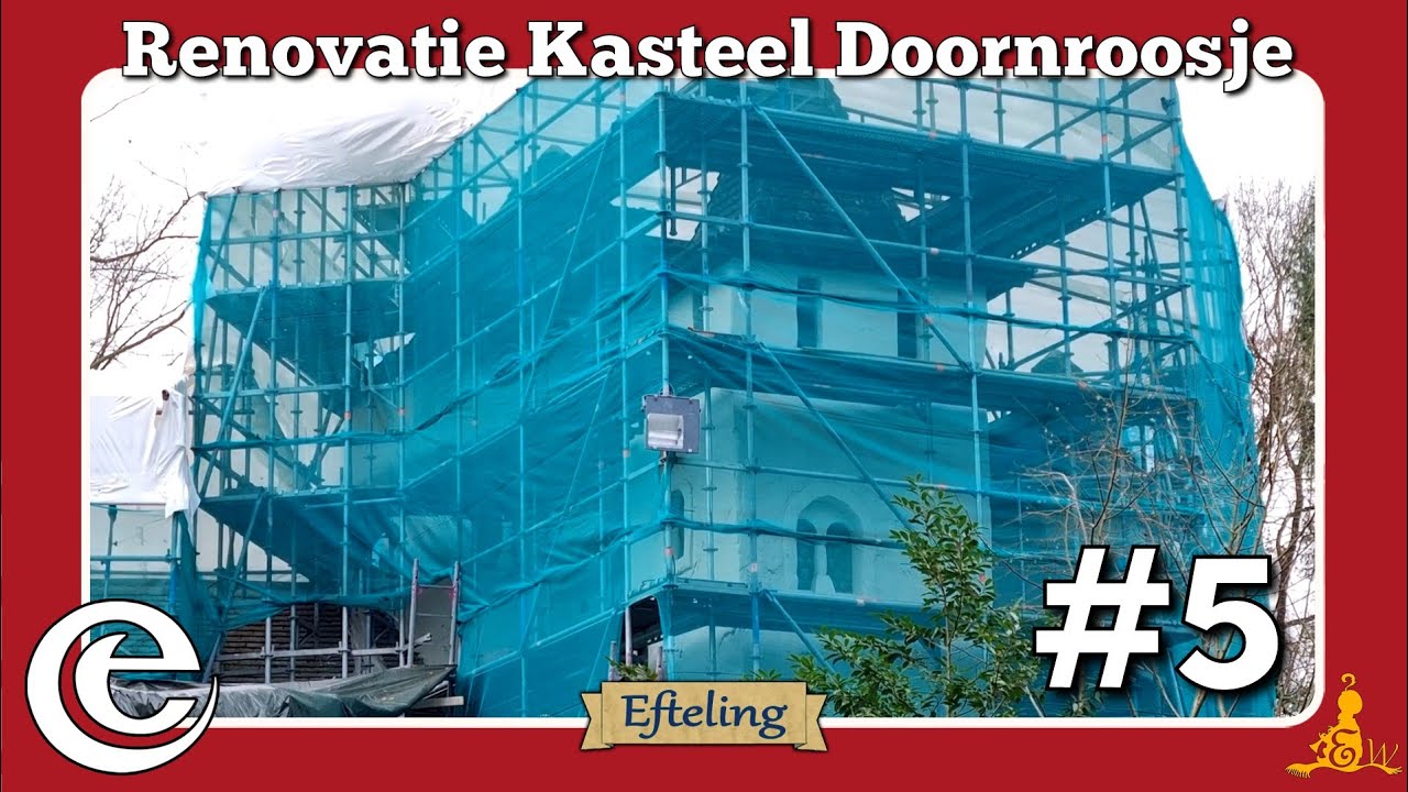 [#Efteling] 🛠️ Renovatie Kasteel van Doornroosje 2023/2024 #5