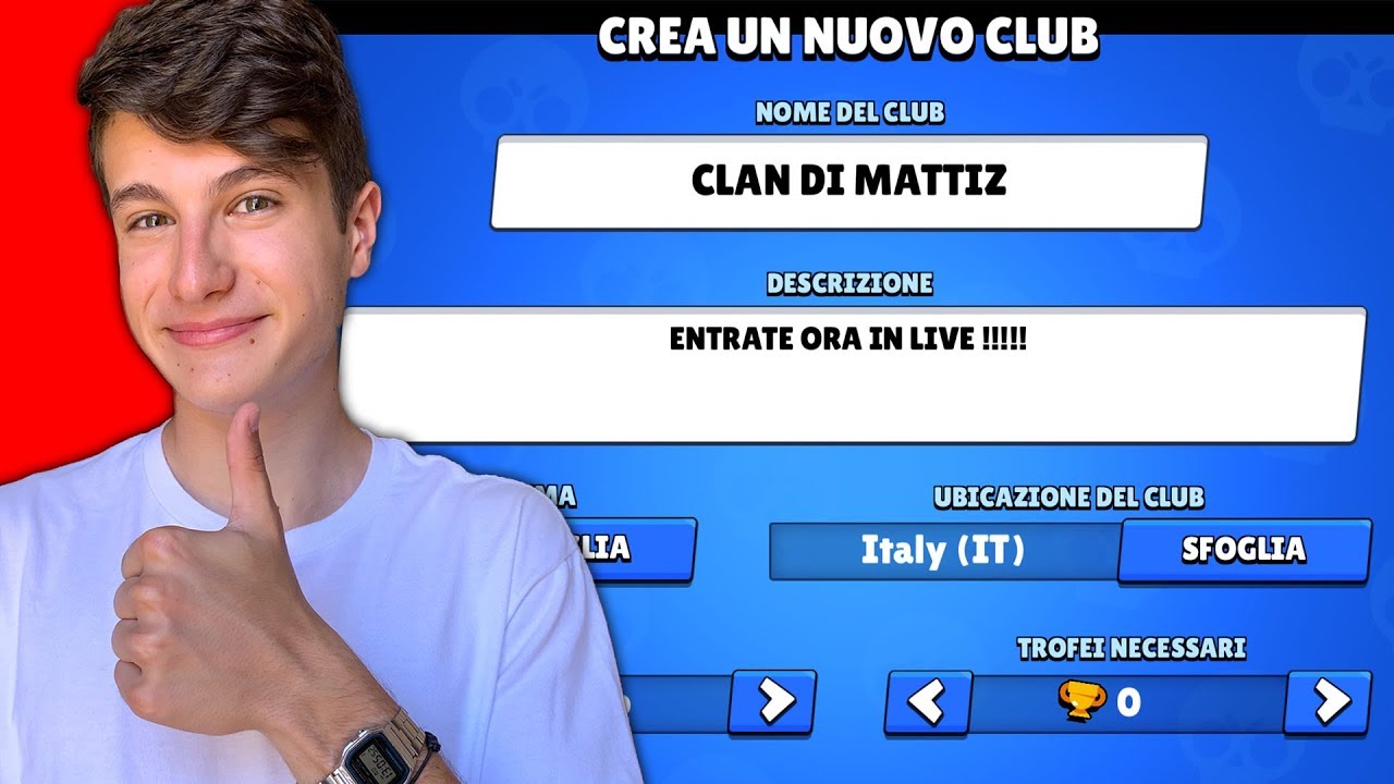 🔴APRO IL MIO CLUB SU BRAWL STARS IN DIRETTA!! ENTRATE TUTTI