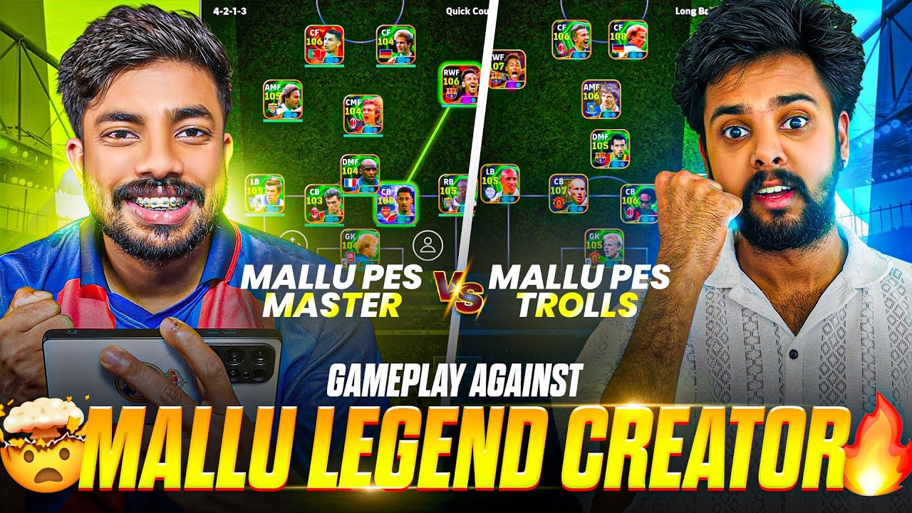MALLU PES MASTER 🆚 MALLU PES TROLLS || MALLU CREATORS DERBY 🤯🔥 || വീണ്ടും അവർ കണ്ടുമുട്ടിയപ്പോൾ 😍🫂.
