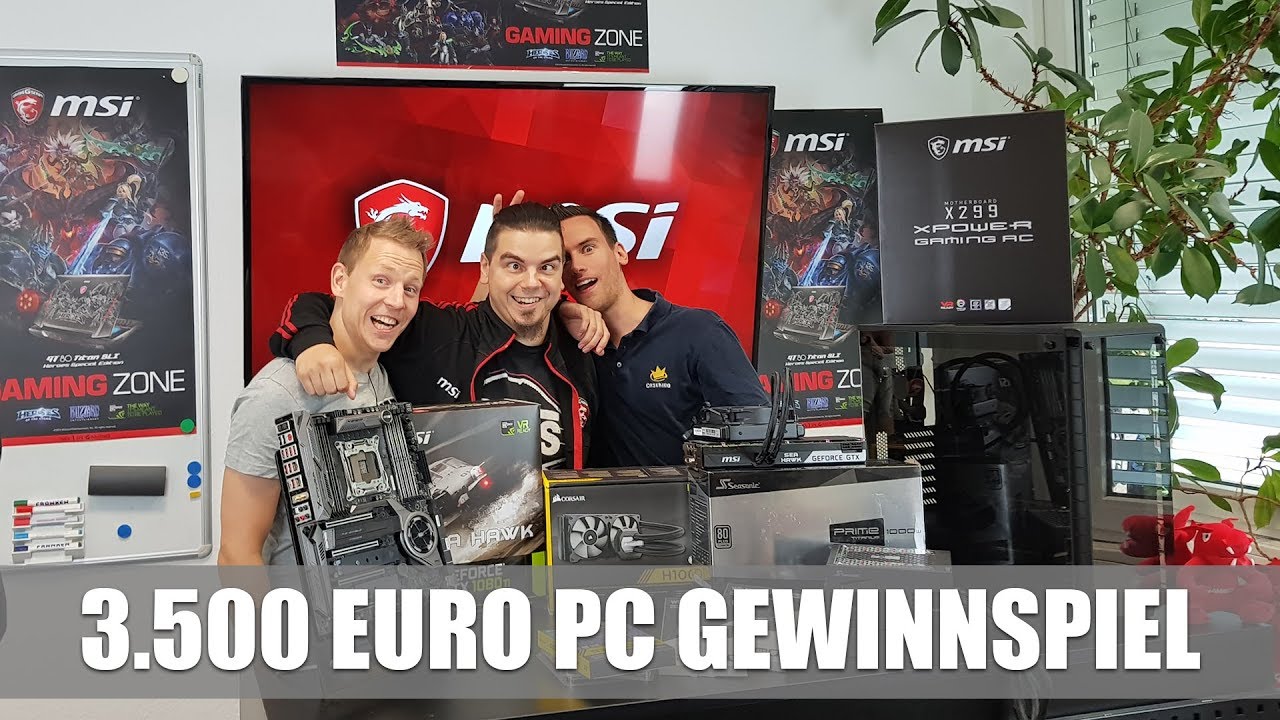 3.500 Euro Gaming-PC Zusammenbau mit der8auer & Core i7-7800X Overclocking (Caseking)