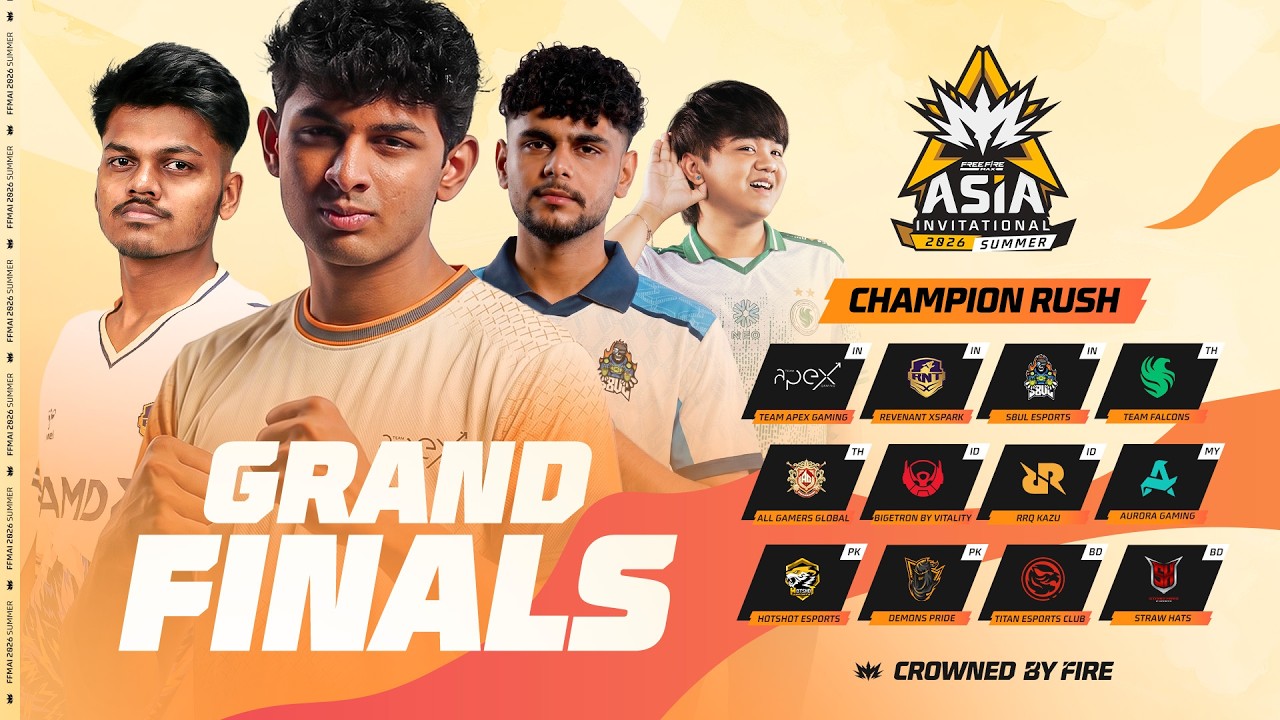 🔴 [EN] GRAND FINALS - CHAMPION RUSH | FFMAI 2026 SUMMER
