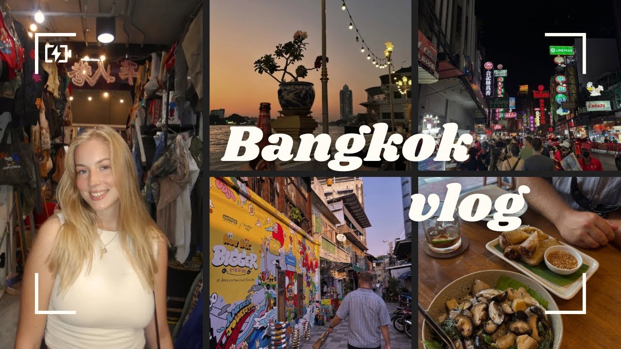 48 Hours in Bangkok, Thailand | Night Markets, Vintage Shopping & Pad Thai | Travel Vlog