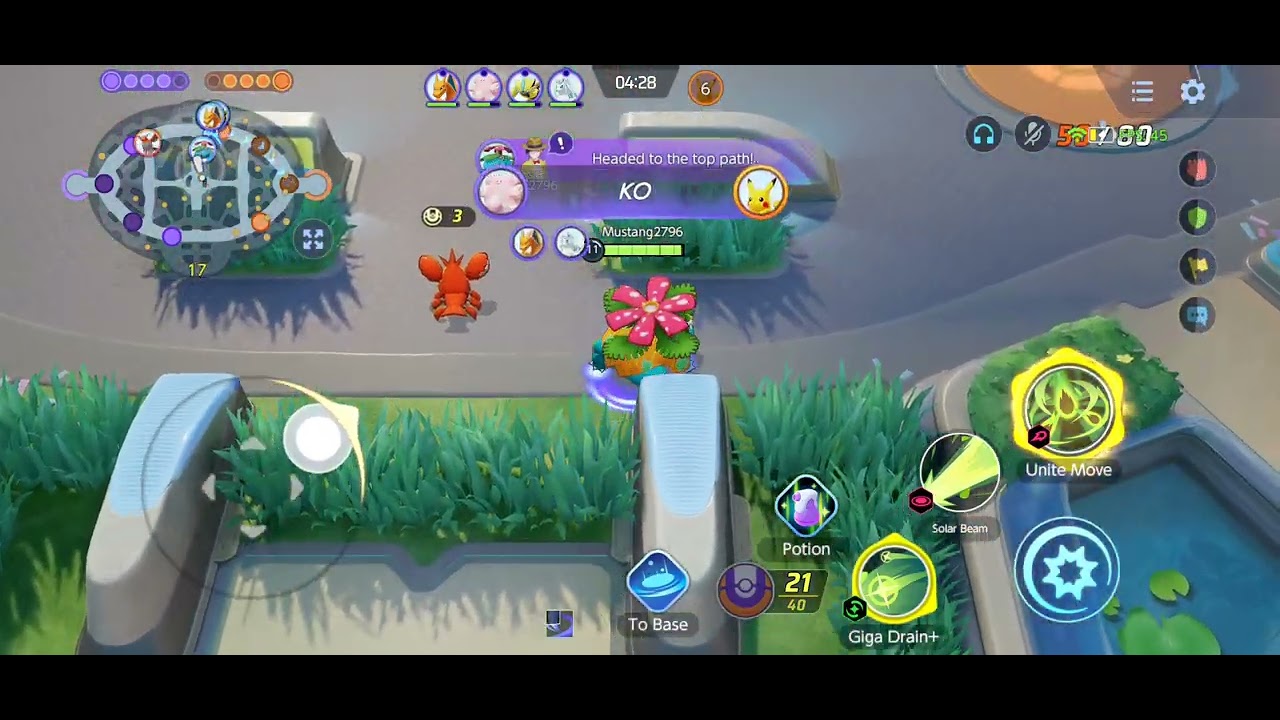 Pokemon unite venusaur is one of the strongest