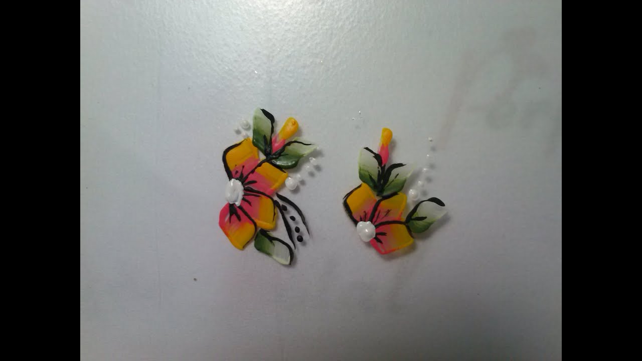 Passo a passo flor carga dupla