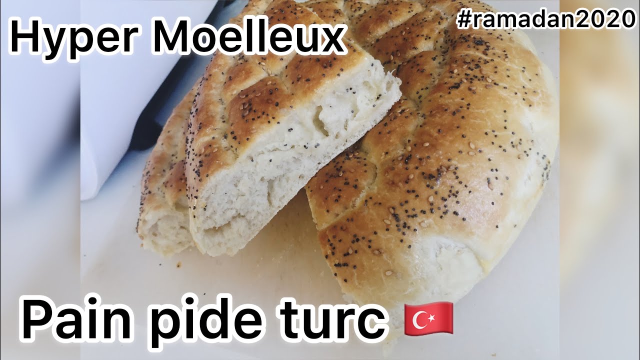 Magnifique pain pide turc hyper moelleux au mcc