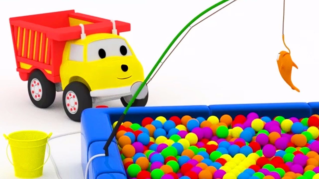 Łowimy ryby: ucz się kolorów z Ethanem Śmieciarką | Bajka edukacyjna dla dzieci i niemowlaków 🎨🚚