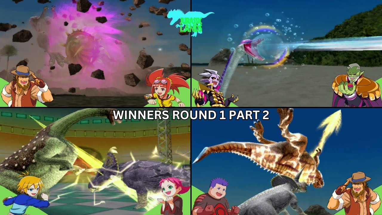 Dinosaur King Arcade (恐竜キング): Jurassic Lands - Winners Round 1 Part 2