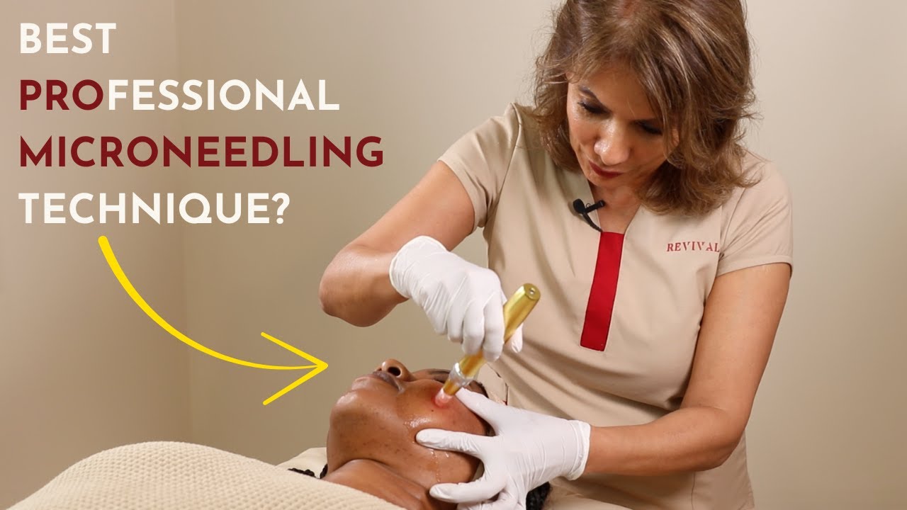 Professional Microneedling Facial Demo
