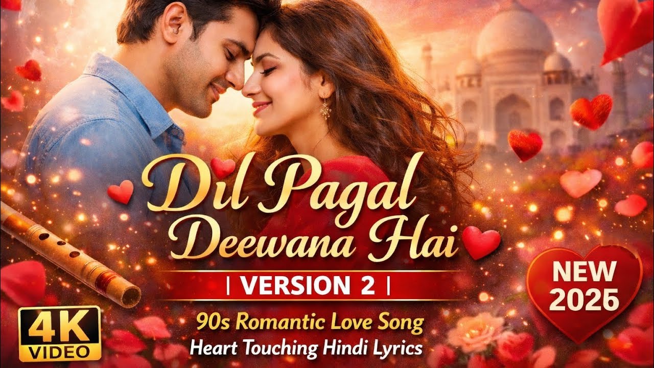 Dil Pagal Deewana Hai | Heart Touching Hindi Love Song | 90s Romantic Vibes | naw love song | song