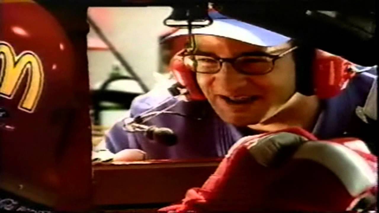 1999 McDonalds Drive-Thru Commercial Featuring Bill Elliott