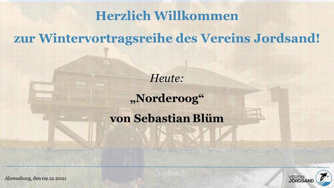 Der Vogelwart berichtet von Hallig Norderoog - Wintervortragsreihe 2021-2022