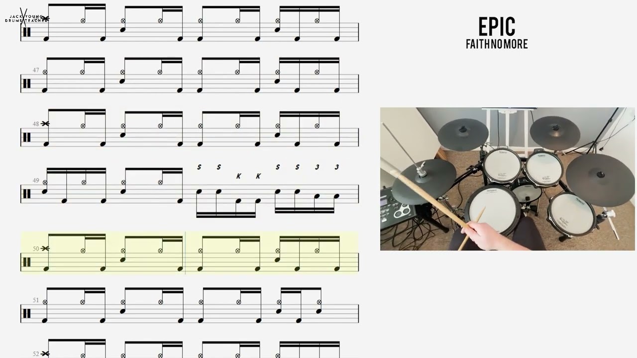 How to Play 🥁   Epic   Faith No More