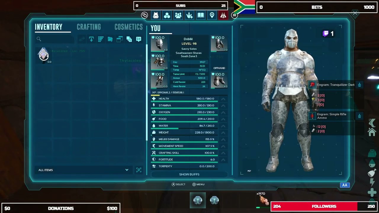 Ark Survival ASended Gameplay on a Lazy Rainy Night (Part 7/13)
