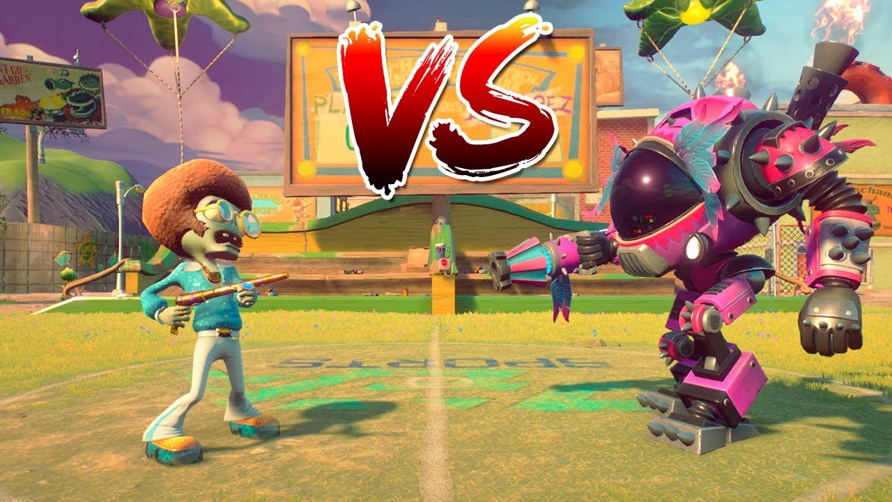 ZOMBIE DISCO VS Z-MECH WOLF | Plants Vs Zombies: Garden Warfare 2