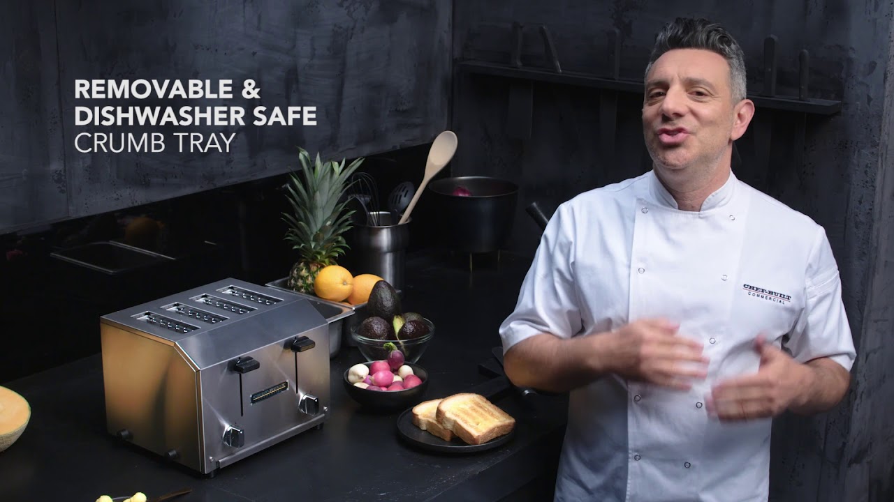 CHEF-BUILT Heavy Duty 4 Slice Toaster CCT-250