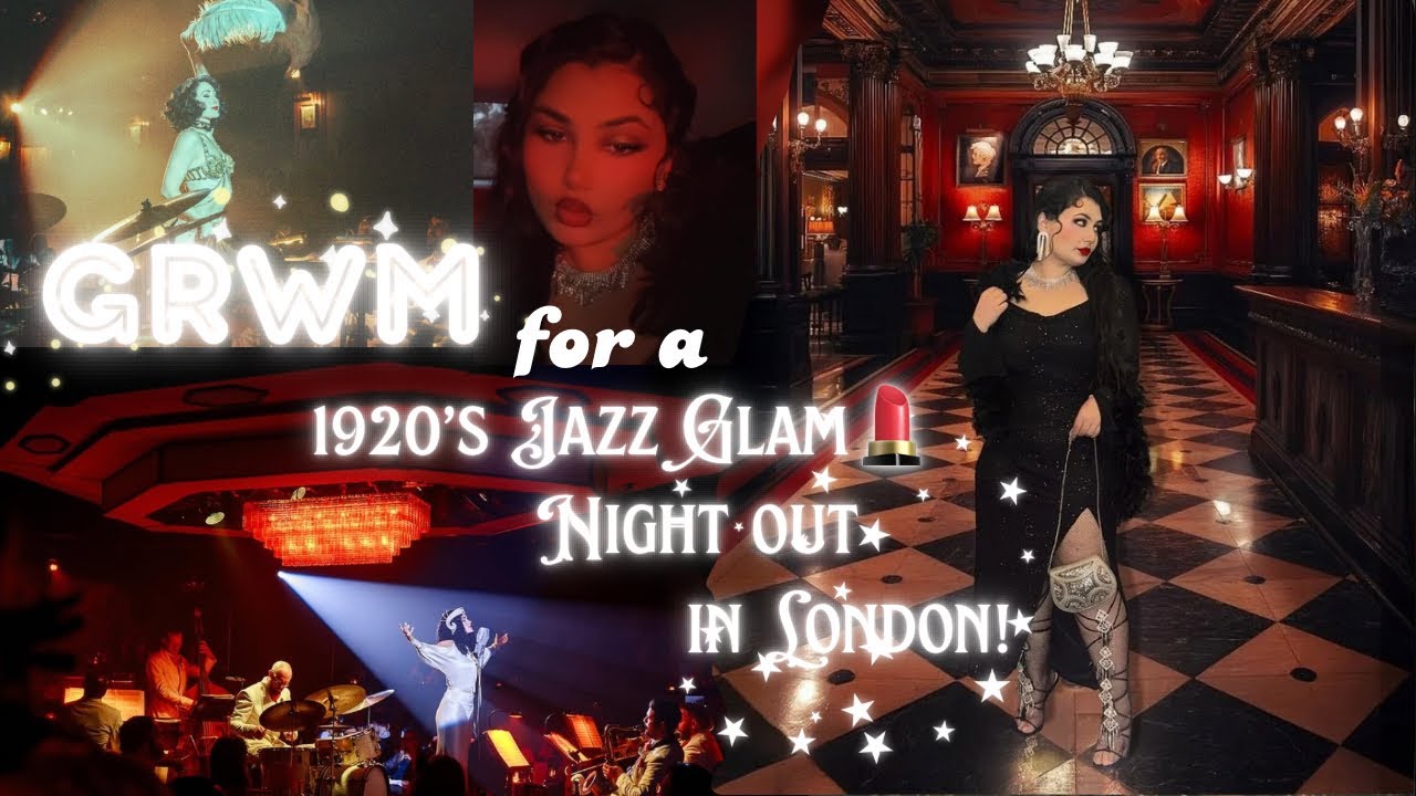 GRWM for a 1920s Jazz night in London ✨| Urdu Lifestyle Vlog💄