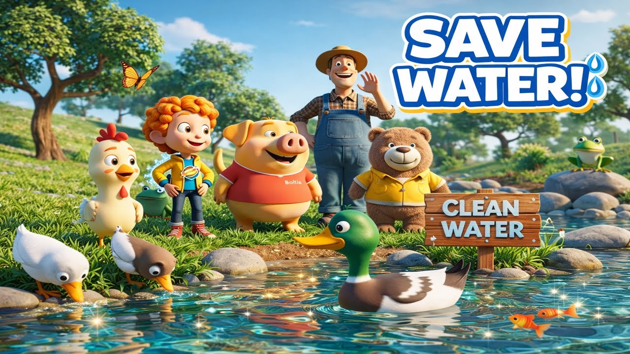 The Day We Saved the Creek 💦  Maxi & Boltie Life Lesson for Kids