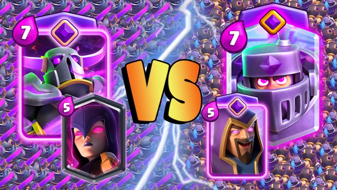 EVOLVED PEKKA + WITCH Vs EVOLVED MEGA KNIGHT + WIZARD | 2V2