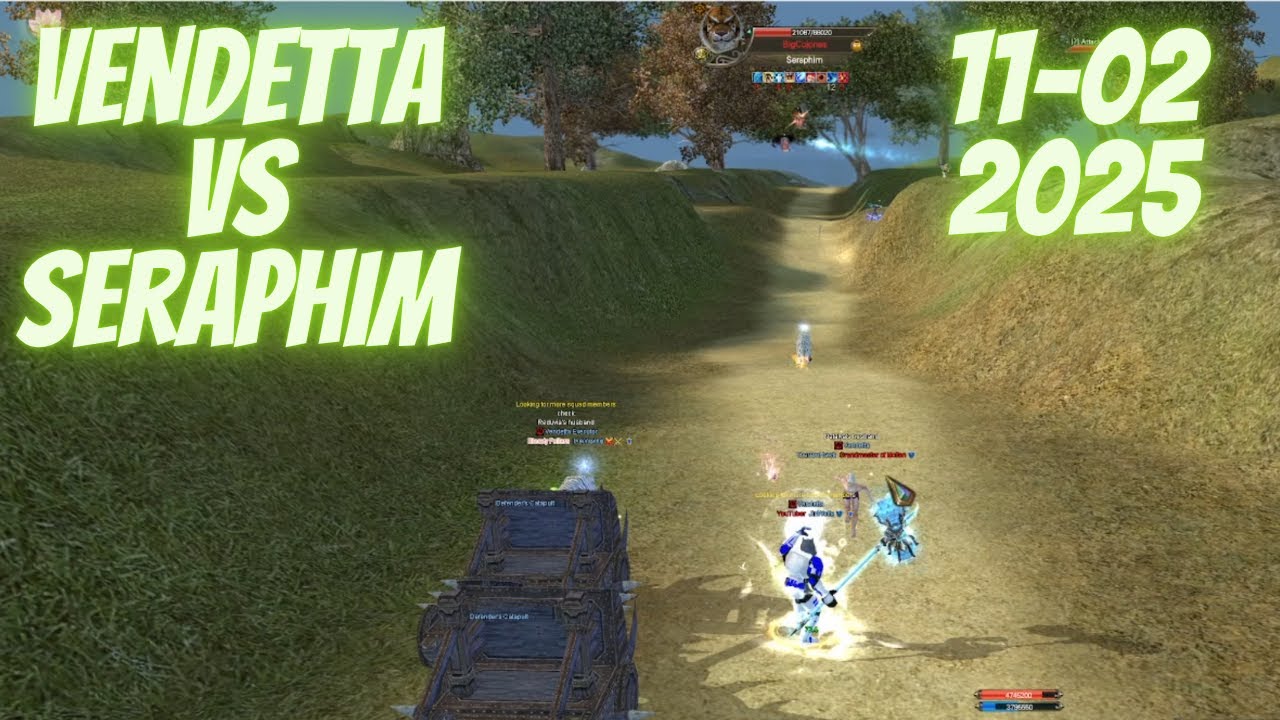 TW Vendetta VS Seraphim 11-02-2025 | Evolved perfect World Territory War | PVP FUN | PWI