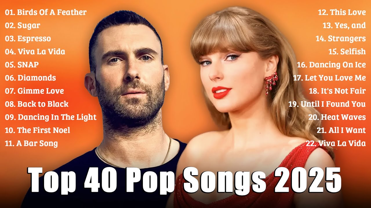 Top 40 Pop Songs 2025 🎶 Ariana Grande, Lady Gaga, Sia, Bruno Mars, Adele, The Weeknd