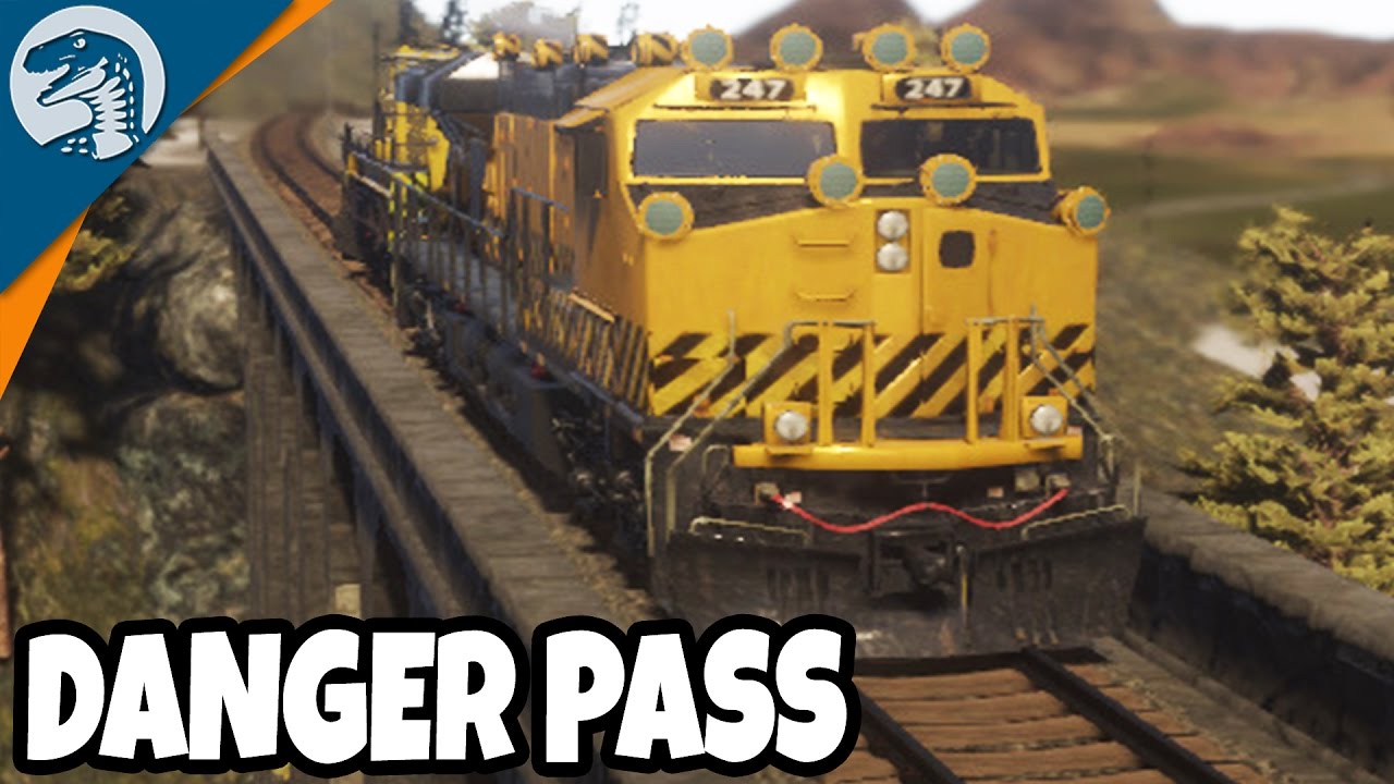 HEAVY TRAIN ON DANGEROUS MOUNTAIN PASS | Train Mechanic Simulator 2017 Gameplay