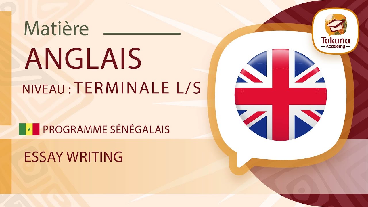 Anglais || Essay writing || Terminale L / S