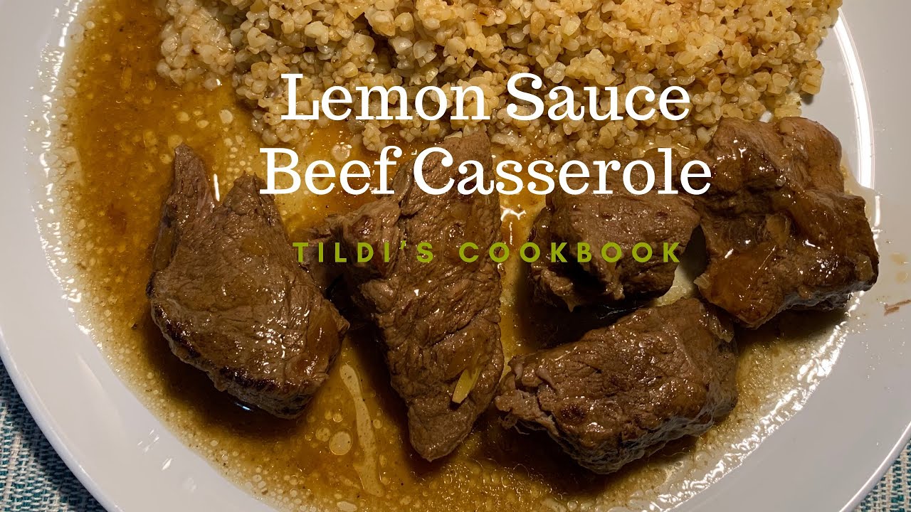 Lemon Sauce BEEF Casserole! ( Moscharaki Lemonato) / Μοσχαράκι Λεμονάτο σκέτη Λιχουδιά!  #21