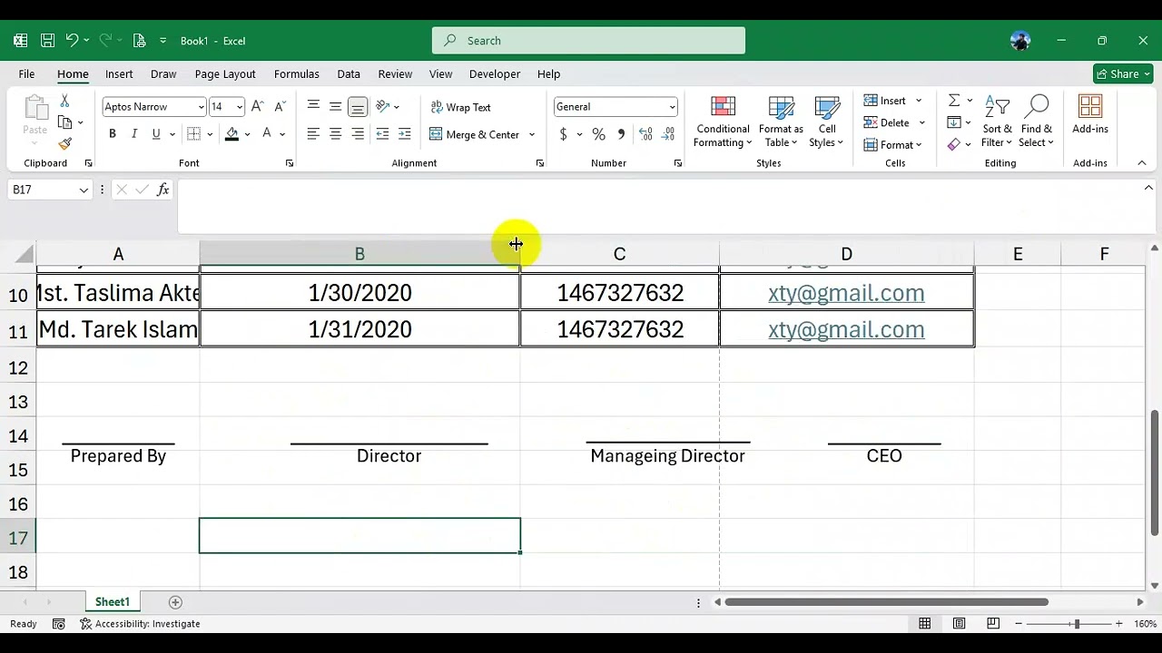 Microsoft Excel Class 02 | Text & Number, Big Number Writing, Cell Formatting | বাংলা টিউটোরিয়াল