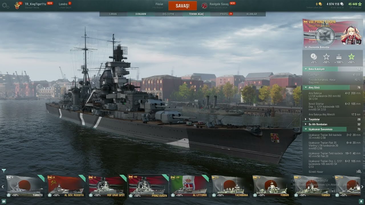 World of Warships Hangi Kruvaz&ouml;r Size G&ouml;re , Oynayış Şeklinize G&ouml;re Gemi Se&ccedil;im Rehberi