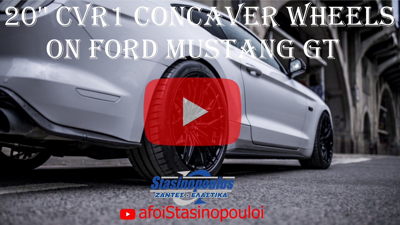 20-дюймовые диски CVR1 Concaver на Ford Mustang GT
