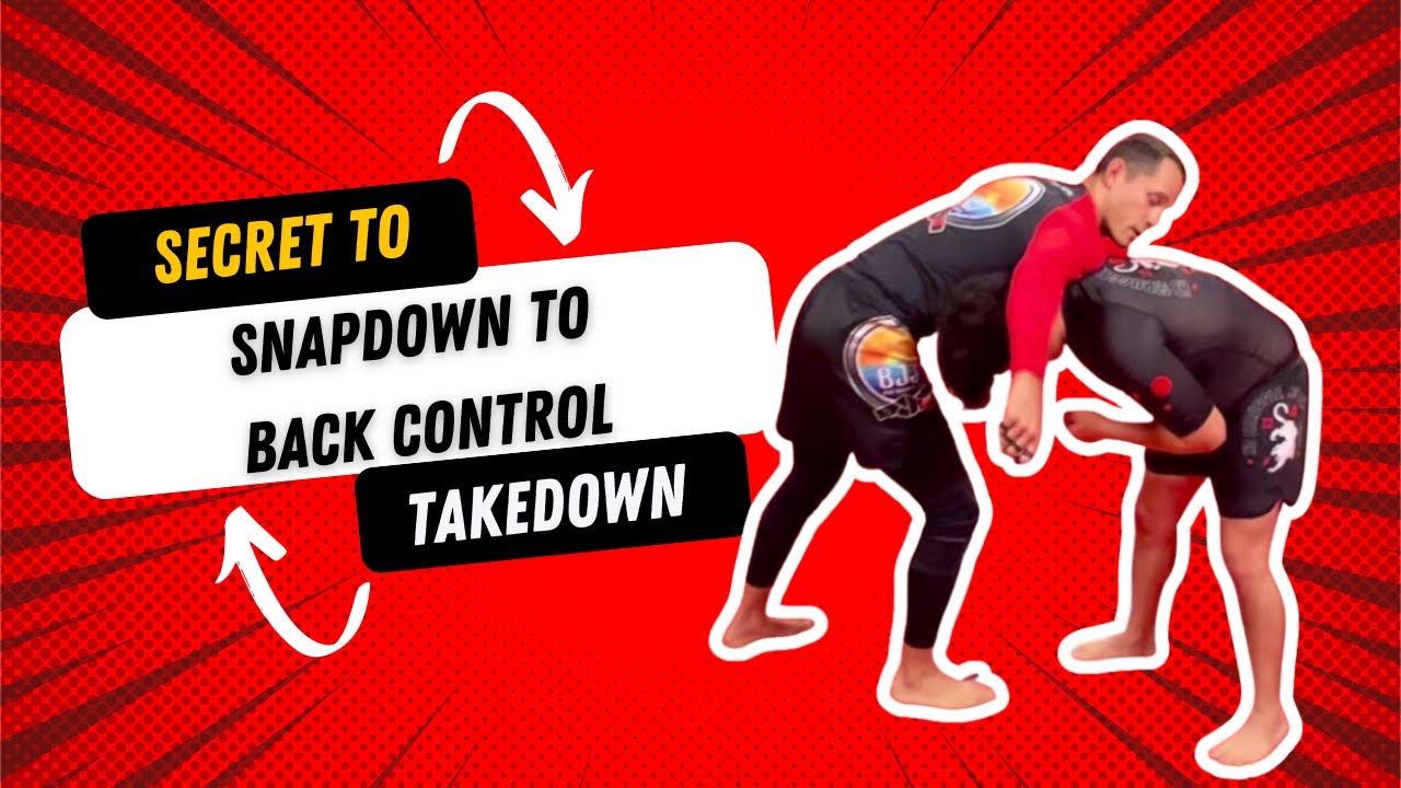 How to Hit the Snapdown Go Behind Takedown