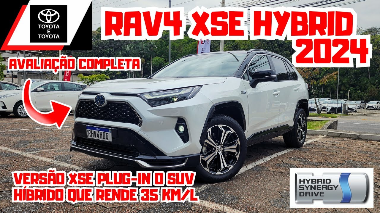 NOVO TOYOTA RAV4 XSE PLUG-IN HYBRID 2024 | SUV TOYOTA HÍBRIDO QUE RENDE 35 KM/L 🚘⛽️🔋