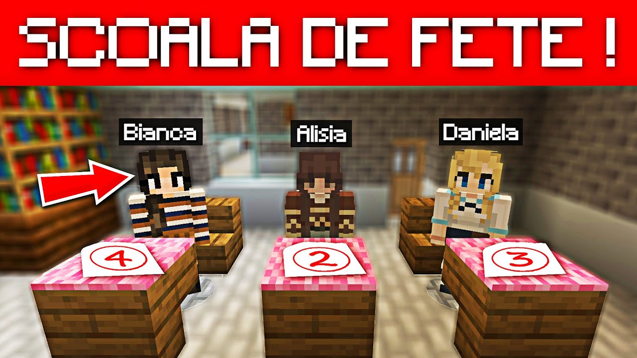 Am fost PROFESOR la o ȘCOALĂ DE FETE.. NOTA 4 ! (Minecraft)