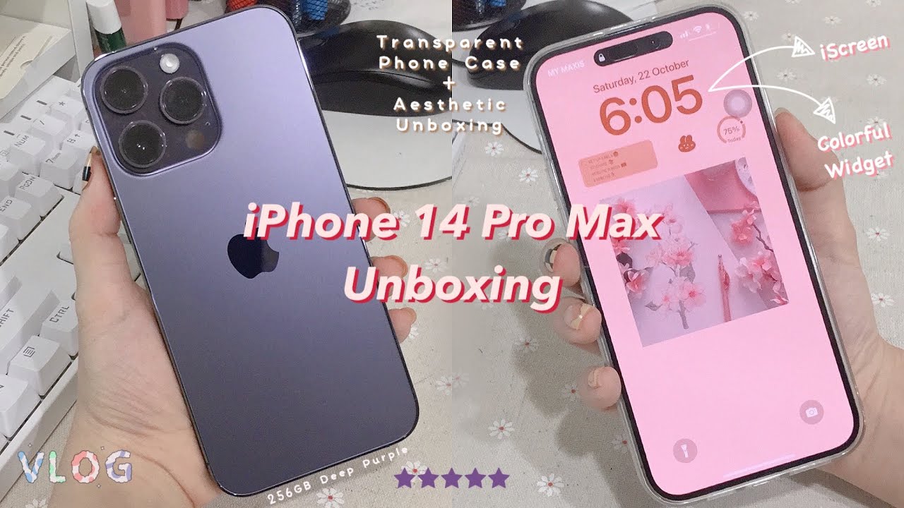  iPhone 14 Pro Max Deep Purple 256GB UNBOXING 💜 | MIRA