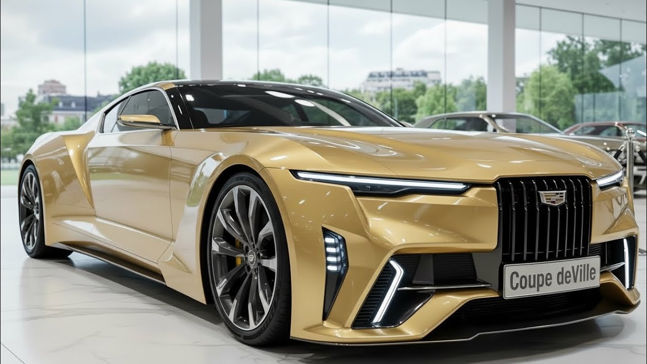 Возвращение Cadillac Coupe DeVille 2026 года – роскошный монстр мощностью 620 л.с. шокирует Амери...