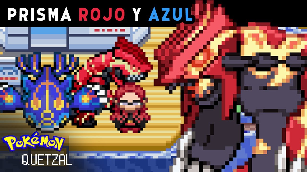GROUDON y KYOGRE PRIMIGENIO en POK&Eacute;MON QUETZAL (ORBE AZUL y ORBE ROJO) FORMAS LEGENDARIOS